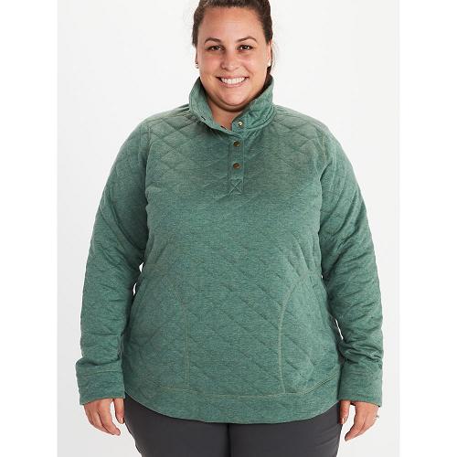 Marmot Roice Clothes - Womens Hoodies Green CA4876320 Canada